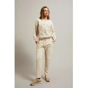 Womens Moodo Jogging Pants - Beige