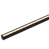 Lucide LED stenska svetilka Mizar, 90 cm, črna, IP44 - Kopalnica - Aluminij