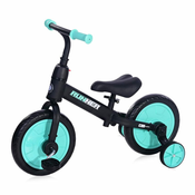 LORELLI BERTONI BALANCE BIKE RUNNER 2u1 BLACKandTURQUOISE