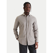 HUGO Srajca Kason 50539775 Bež Slim Fit