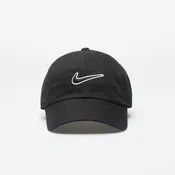 Čepica Nike Club Unstructured Swoosh Cap Black/ Black Universal