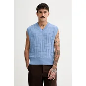 Bombažni brezrokavnik Kenzo Weave