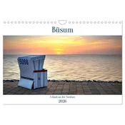 Büsum - Urlaub an der Nordsee (Wandkalender 2026 DIN A4 quer), CALVENDO Monatskalender