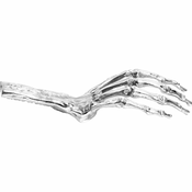 Aluminijasta figura WUNDERKAMMERJA SKELETON HAND Seletti 24 cm srebro