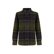 Barbour Prehodna jakna Woodlane temno modra/rjava/oliva/temno zelena