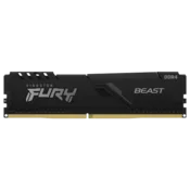RAM DDR4 8GB 3200MHz Kingston Fury Beast Black KF432C16BB/8