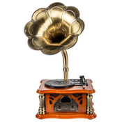 Latone The Classic Horn Phonograph Brown Retro gramofon