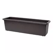eoshop Plastični cvetlični korito LOBELIA 40 cm, rjave barve, 8,4 l