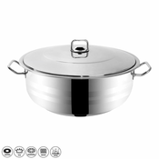 Pekač iz nerjavečega jekla ¤50x20cm 39L GASTRO ARIAN s pokrovom