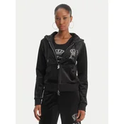 Juicy Couture Jopa na zadrgo GOTHIC CROWN  črna / transparentna