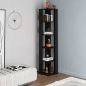 HANAH HOME Polica za knjige Nati Corner Black Wood