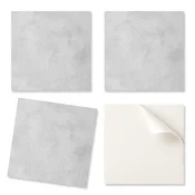 shumee Samolepilne vinilne ploščice s potiskom za dnevno sobo, tekstura surovega betona, 9x30x30 cm