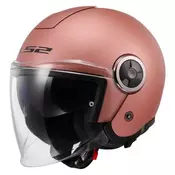 Jet kaciga za skuter LS2 Classy Gold Pink (OF620)