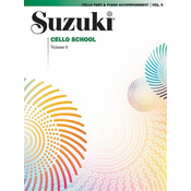 SUZUKI:CELLO SCHOOL 9 CELLO PART & PIANO ACCOMPANIMENT