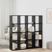 Ormaric za knjige Crni hrast 137,5 x 29 x 137,5 cm