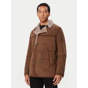 Milestone Usnjena jakna MSCleveland 631629 21555-1 Rjava Regular Fit