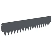 Vidaxl Robovi trave 20 szt. 103 x 20 cm jeklo Antracit
