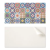 shumee Samolepilne vinilne ploščice z mozaičnimi vzorci v kvadratih 10x40x20 cm
