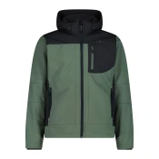 CMP MAN JACKET ZIP HOOD, moška pohodna jakna, zelena 3A01787N