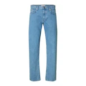 SELECTED Kavbojke SLH196-BEN KORI moder denim