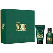 Dsquared2 Green Wood Darčeková sada, Toaletná voda 100ml + Sprchový gél 150ml