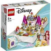 LEGO® Disneyjeva princesa 43193 Ariel, Lepotica, Pepelka in Tiana in njuna pravljična knjiga Dobro