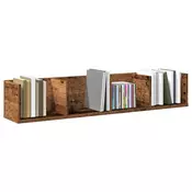 CD zidna polica staro drvo 100x18x18 cm konstruirano drvo