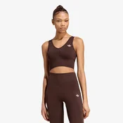 Modrček adidas Essentials Seamless Bralette Aurora Coffee M