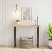 Stolna ploca 90x40x2,5 cm pravokutna bagremovo drvo živi rub
