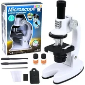 slomart Mikroskop za otroke LEAN TOYS, komplet, povečava 1200x