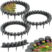 shumee 12x siva vrtna palisadna ograja za trato 660 cm