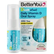 DLux – Dnevni oralni pršilo z vitaminom D za dojenčke, 15 ml