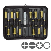 Proxxon 13-delni set MICRO odvijaca i pincetom u torbici P22720