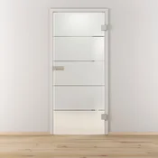 Novadoors Vrtljiva steklena vrata Nova 503 prozorna 824 x 1989 x 8 mm DIN desna