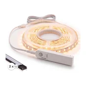 KOMPLET 1x LED traka sa senzorom FLEX LED/3,6W/4xAA 2 m + 2x ugradni profil 1 m