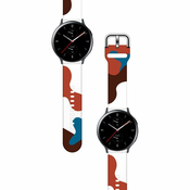 Hurtel Strap Camo Band za Samsung Galaxy Watch 42 mm, zapestnica s maskirnim paščkom iz silikonskega paščka (8)