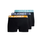 JACK & JONES Boksarice JACCONOR golobje modra/meta/oranžna/črna
