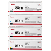 CANON 067H (5106C002,5105C002,5104C002,5103C002), originalni toner, črn + barven, 3130/3x2350, Za tiskalnik: CANON I-SENSYS LBP631CW, CANON I-SENSYS