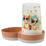 MODERNA Hranilica za macke Tasty Indy&Louise, 1.5l, Braon