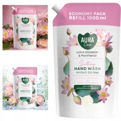 AURA Care milo za roke z lotosovim cvetom in pantenolom 1000 ml AHW-002-007