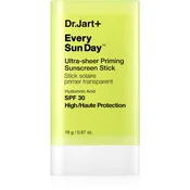 Dr. Jart+ Every Sun Day Ultra-Sheer Priming Sunscreen Stick krema za sončenje v paličici SPF 30 19 g