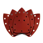 Brusni papir s cicak deltom 140 x 140 x 80 mm, K180, 5 kom, s rupama 54H014
