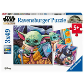 Ravensburger Puzzle Star Wars Mandalorian 3 x 49 delov