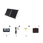 DOKIO Zložljiv solarni panel, lahka zasnova, visoka moč 160W, (5000156991)