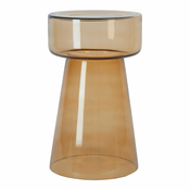 Steklena okrogla stranska mizica o 30 cm Dakwa – Light & Living