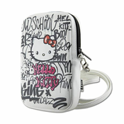 HELLO KITTY Hello Kitty Graffiti Kitty Head - Torbica za telefon (bela)