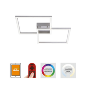 Leuchten Direkt 16429-55 - LED RGB prigušiva svetiljka 2xLED/12,5W/230V + daljinski upravljac