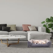 Aberto Design Krevet za kućne ljubimce Lucy S, 60x40 cm, Tamnosivi