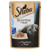 Sheba hrana za odrasle macke s tunom u soku, 24x85 g