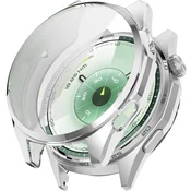 GS Ovitek 2 v 1 z zaščitnim ovitko za Huawei Watch GT 6 46 mm, srebrn